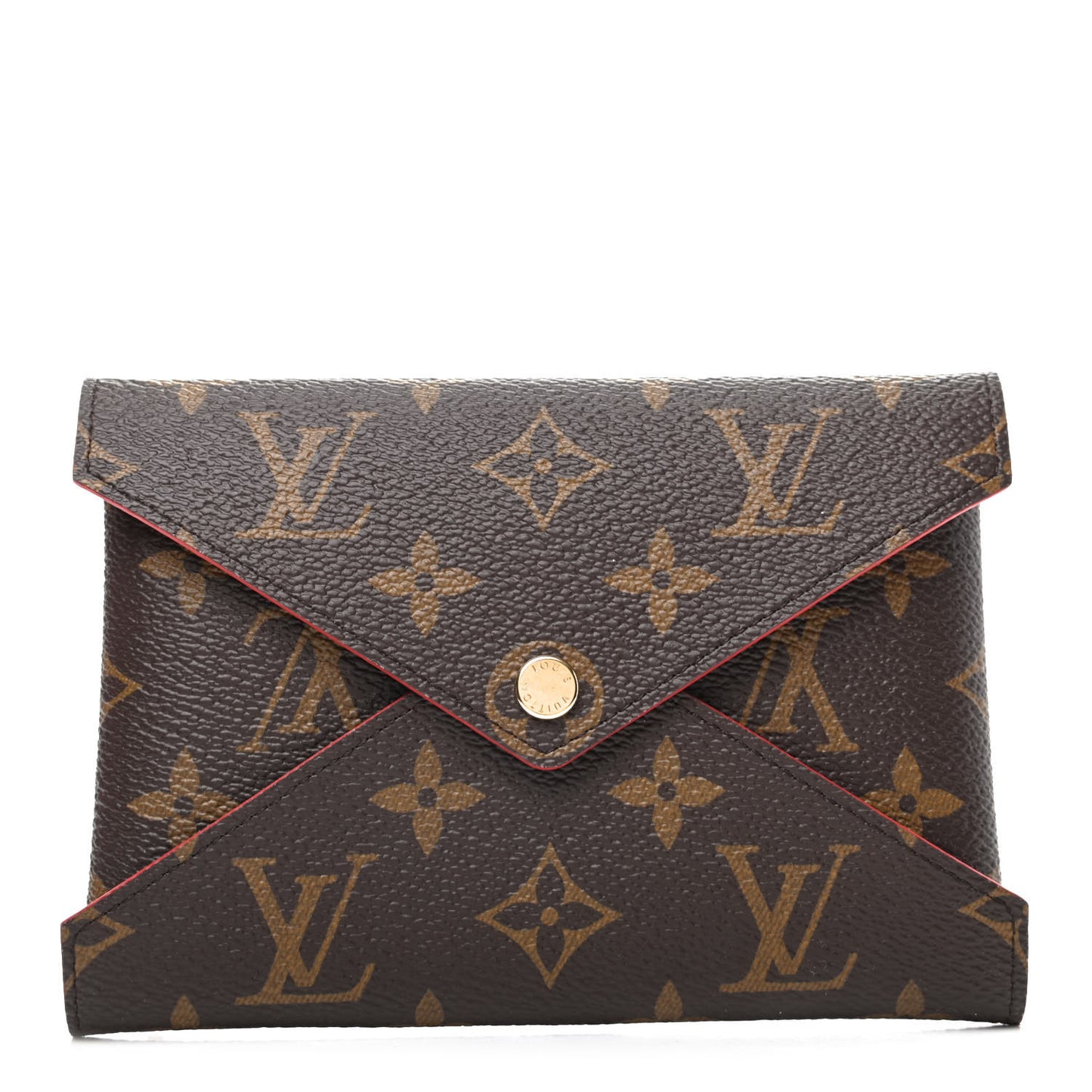 Monogram Medium Kirigami Pochette Insert Coquelicot