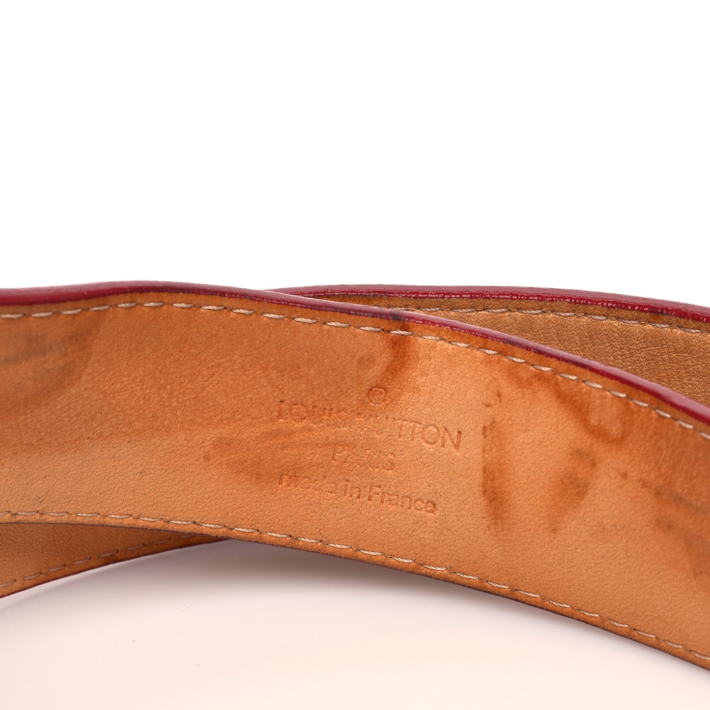 Vernis Ceinture 30mm Belt 80 32 Pomme D'Amour