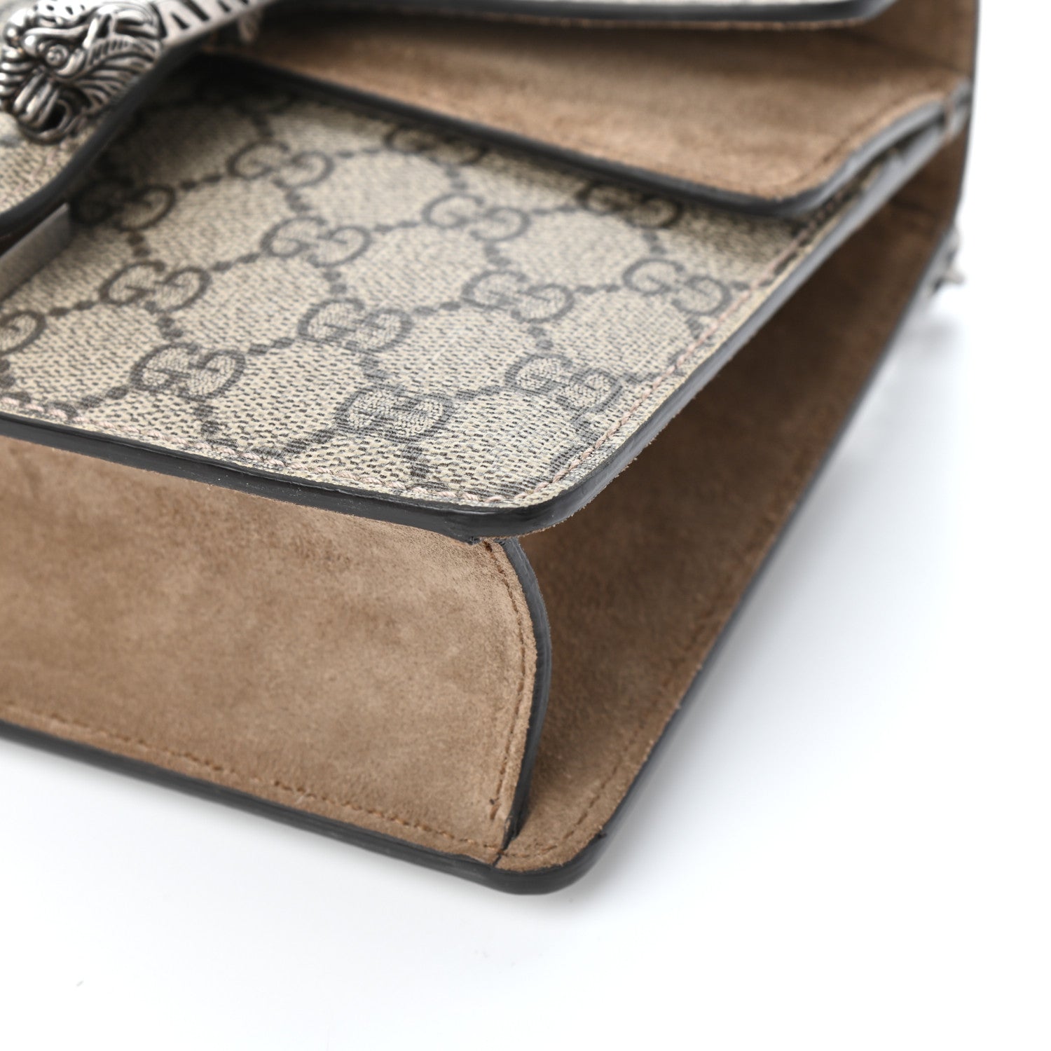 Gucci GG Supreme Monogram Mini Dionysus Shoulder Bag Taupe 9 of 9