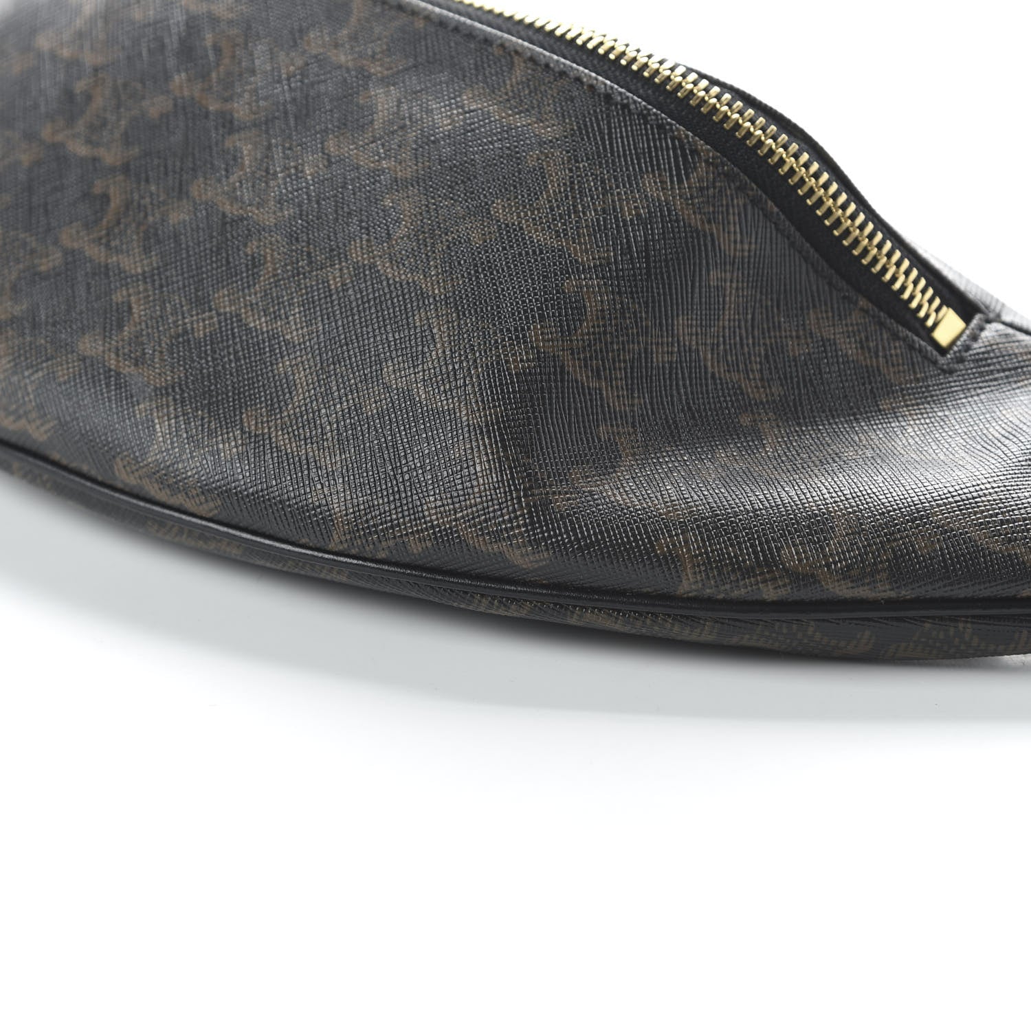 Celine Triomphe Canvas Belt Bag Black 7 of 10