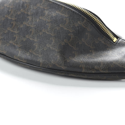 Celine Triomphe Canvas Belt Bag Black 7 of 10