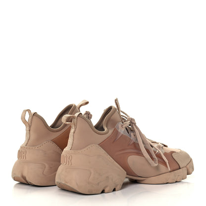 Christian Dior Neoprene Rubber Womens D-Connect Sneakers 38 Nude 4 of 10