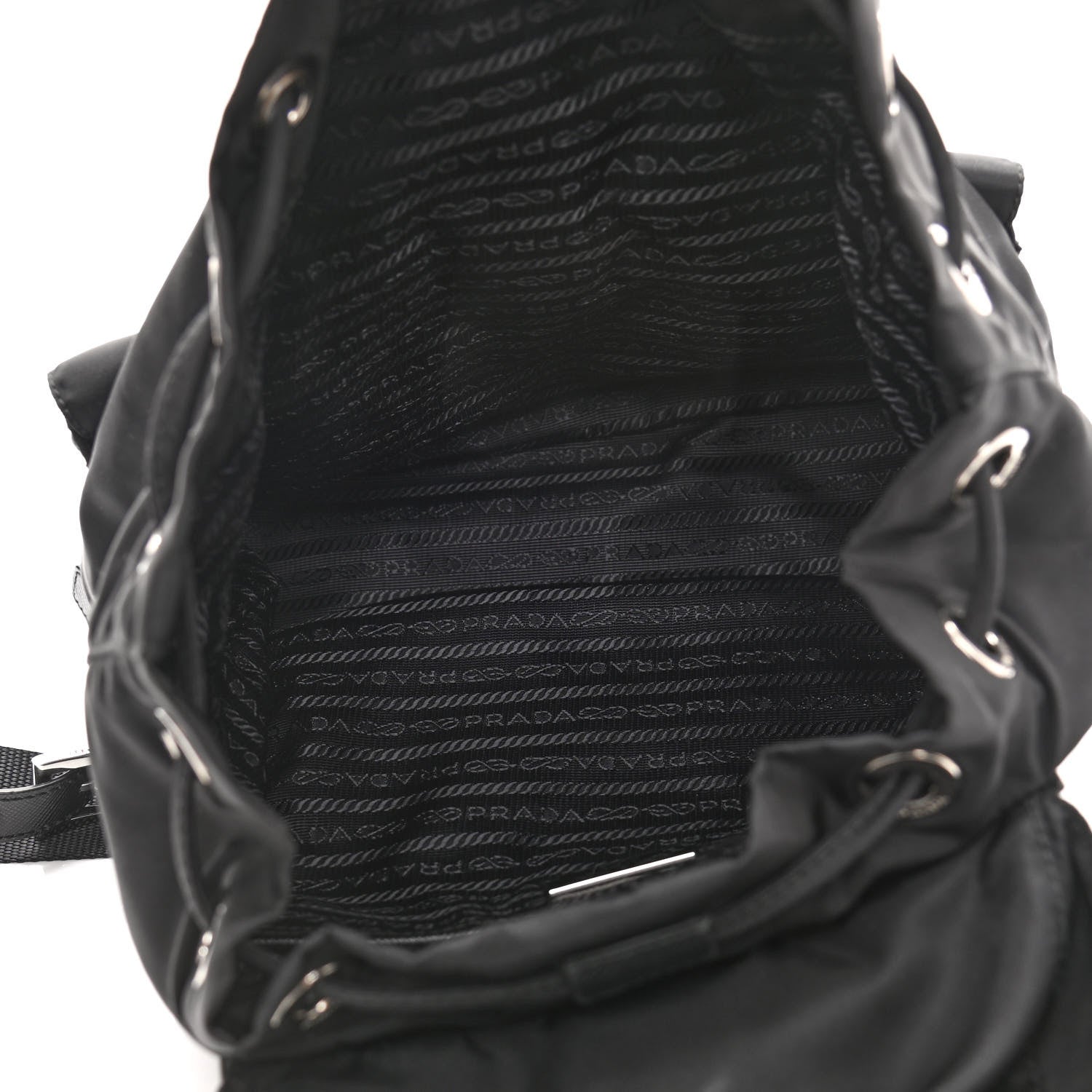 Prada Tessuto Nylon Vela Small Backpack Black 5 of 11