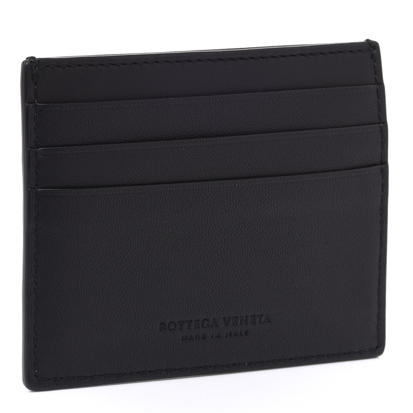 Nappa Padded Card Holder Black