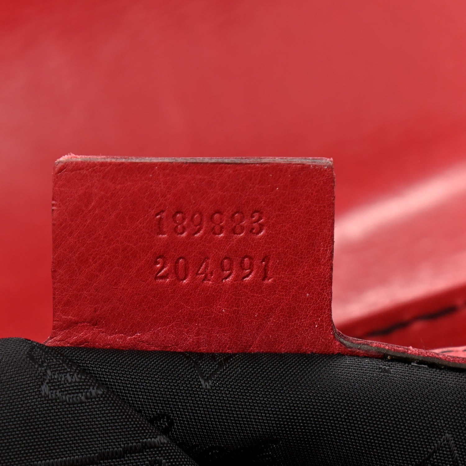 Gucci Dialux Large Queen Tote Red 7 of 13