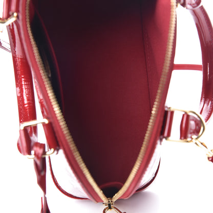 Louis Vuitton Vernis Alma BB Pomme D'Amour 8 of 9