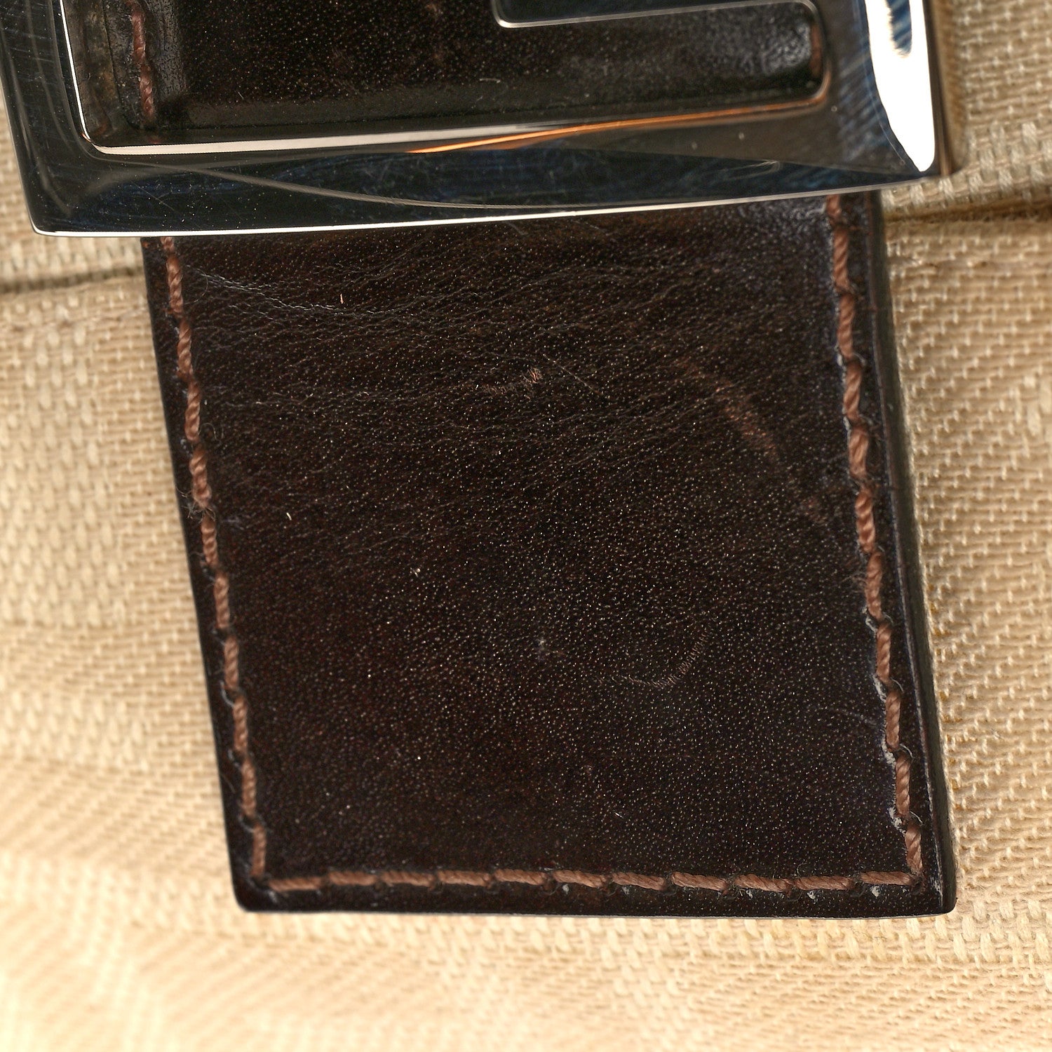 Fendi Zucca Mama Baguette Beige 15 of 15