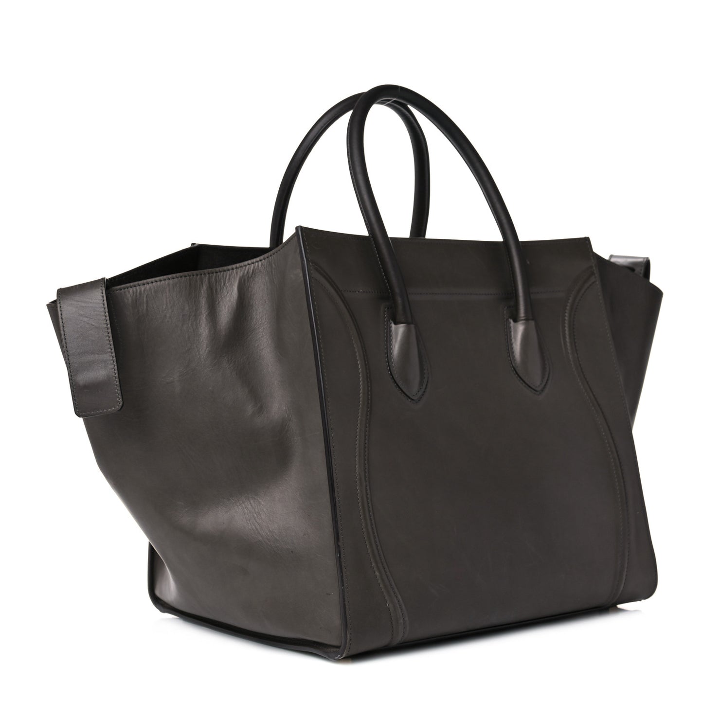 Smooth Calfskin Medium Phantom Luggage Grey