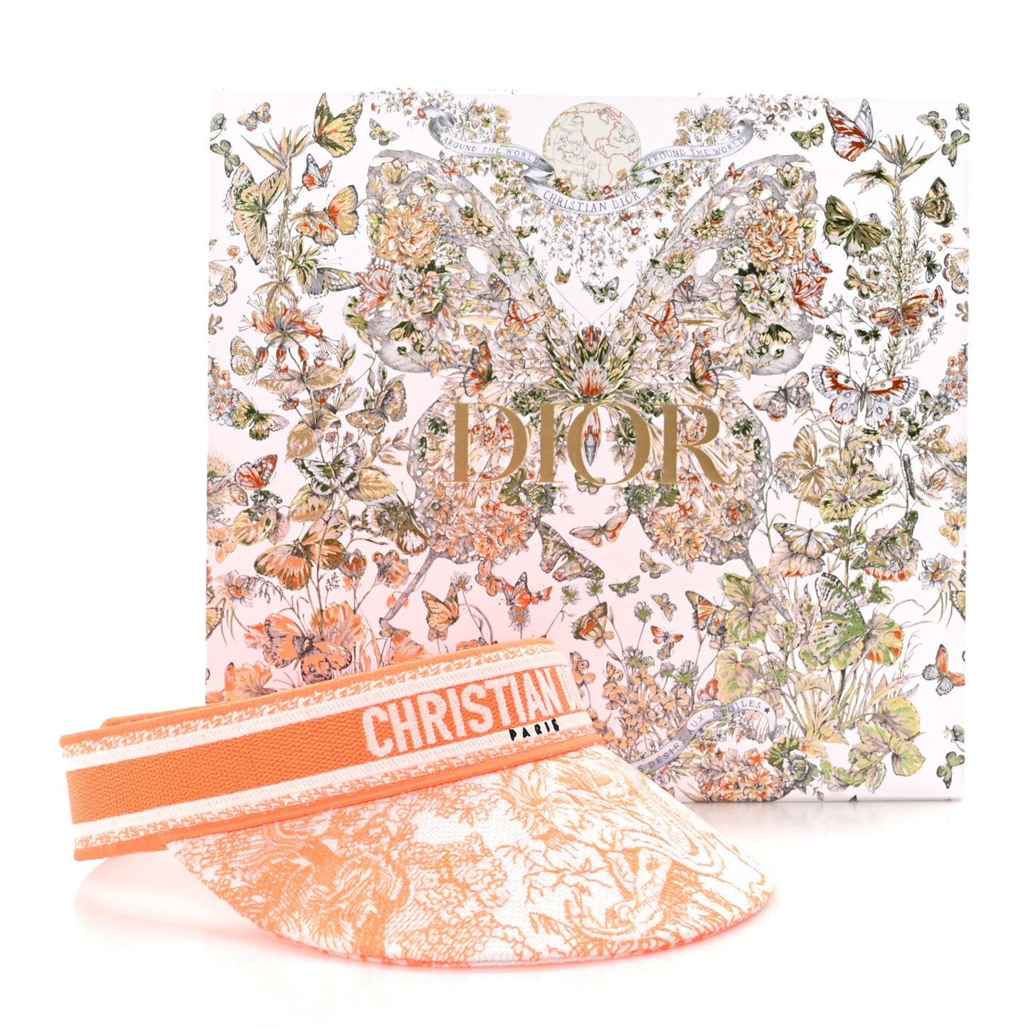 Toile De Jouy Reverse Visor Orange
