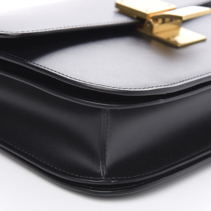 Celine Box Calfskin Medium Classic Box Flap Bag Black 8 of 11
