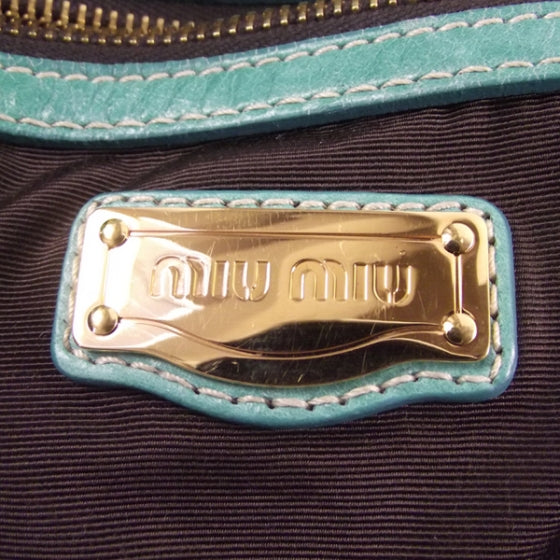 Miu Miu Vitello Leather Large Hobo 9 of 13