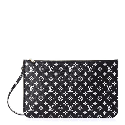 Louis Vuitton Monogram Giant Jungle Neverfull MM GM Pochette Black 1 of 9