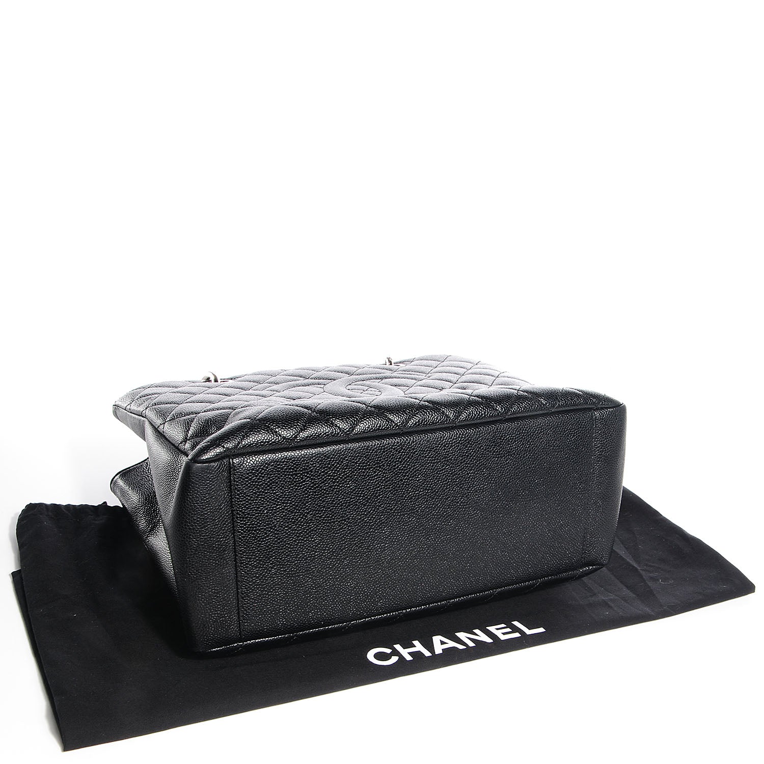 Chanel Caviar Grand Shopping Tote GST Black 4 of 7