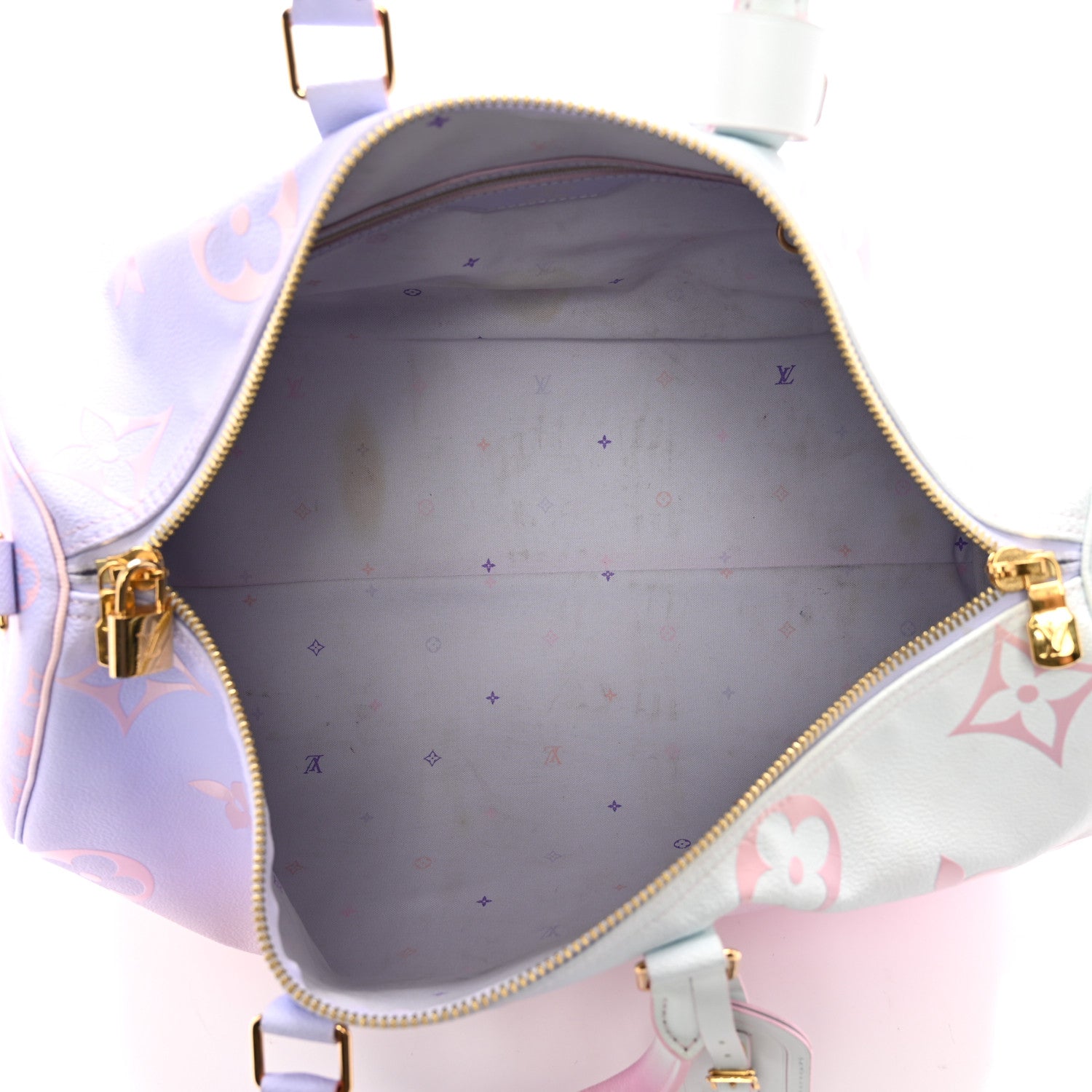 Louis Vuitton Monogram Giant Spring In The City Keepall 45 Sunrise Pastel 4 of 10
