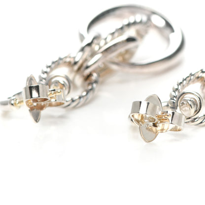 David Yurman Sterling Silver Pure Form Drop Earrings 3 of 4