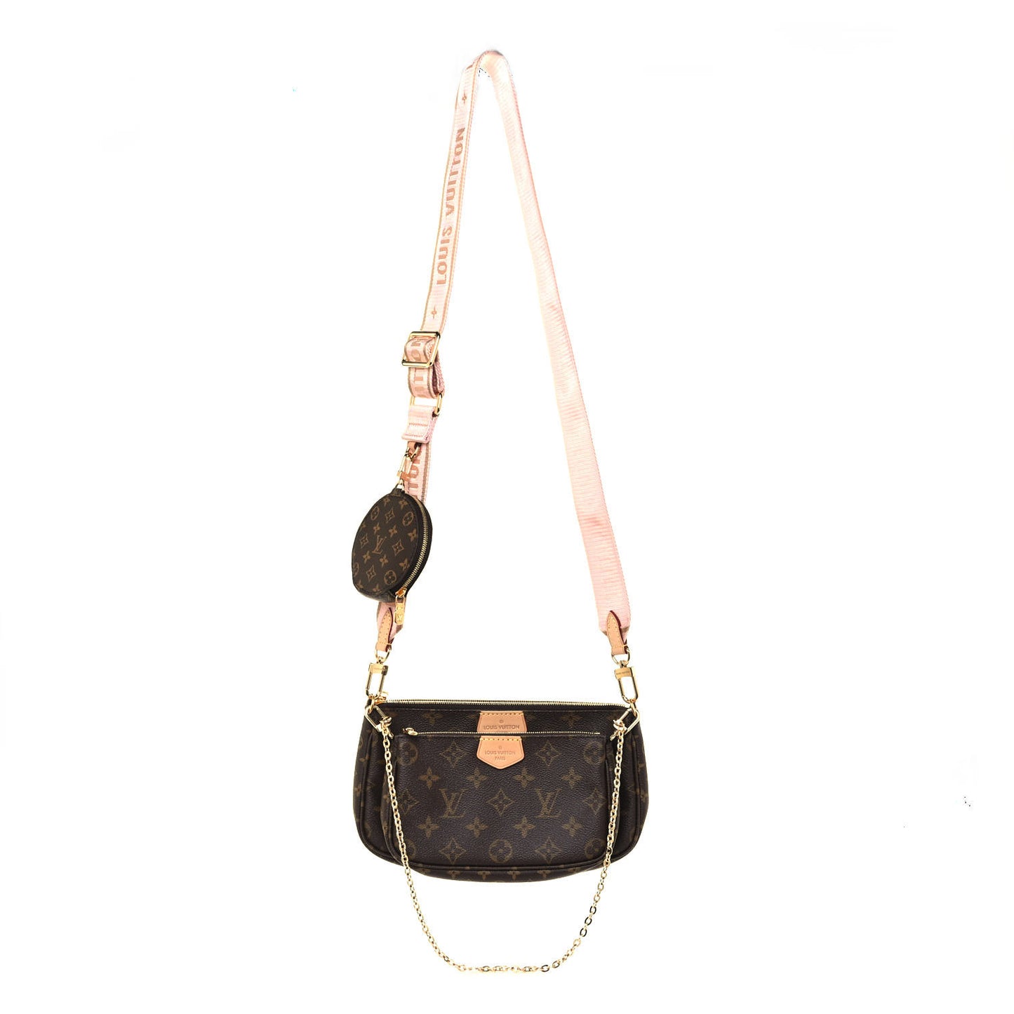 Monogram Multi Pochette Accessories Rose Clair