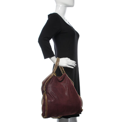 Stella McCartney Shaggy Deer Falabella Fold Over Tote Plum 3 of 12
