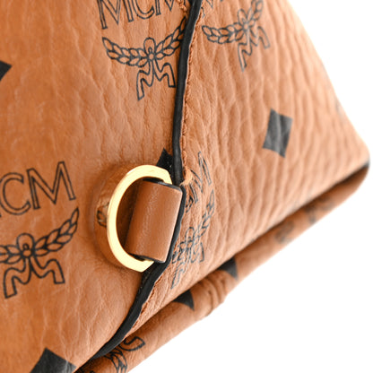 MCM Visetos Small Essential Backpack Cognac 11 of 11