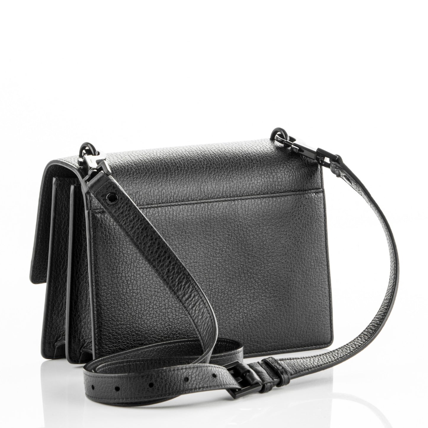 Grained Calfskin Medium Monogram Sunset Black