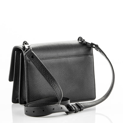 Saint Laurent Grained Calfskin Medium Monogram Sunset Black 3 of 5