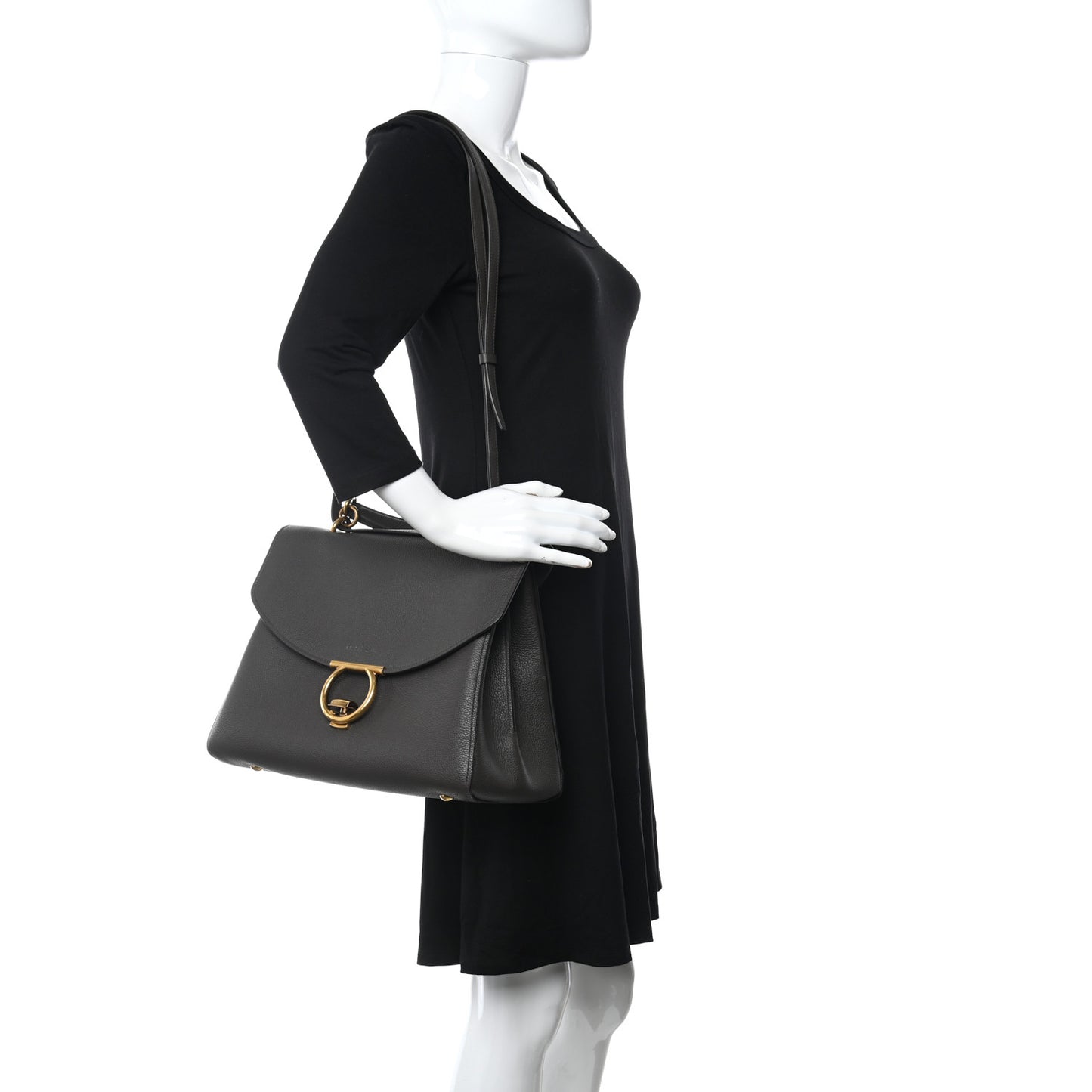 Calfskin Medium Margot Top Handle Satchel