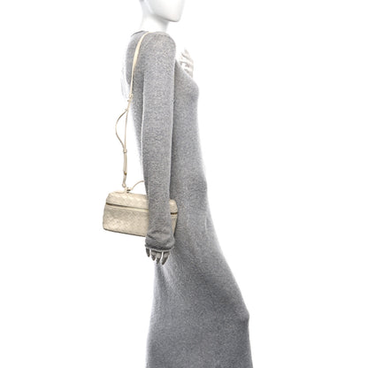 Bottega Veneta Calfskin Intrecciato Bang Bang Vanity Case Sea Salt 2 of 9