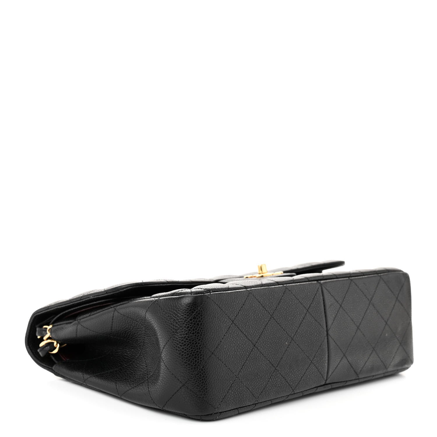 Chanel Caviar Quilted Jumbo Double Flap Black 4 of 13