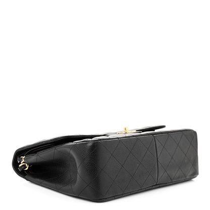 Chanel Caviar Quilted Jumbo Double Flap Black 4 of 13