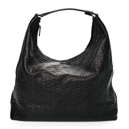 Gucci Guccissima Large Hobo Dark Brown 1 of 10