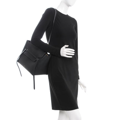 Celine Grained Calfskin Mini Belt Bag Black 2 of 8
