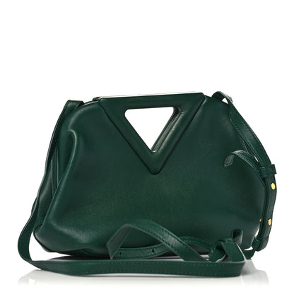 Bottega Veneta Calfskin Small The Point Triangle Bag Raintree 3 of 13