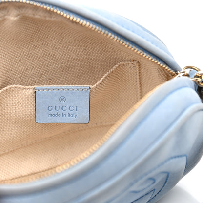 Gucci Vitello Range Mini Soho Chain Bag Mineral Blue 6 of 10
