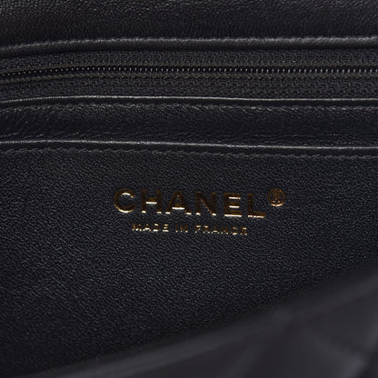 Chanel Lambskin Quilted Mini Rectangular Flap Black 8 of 12