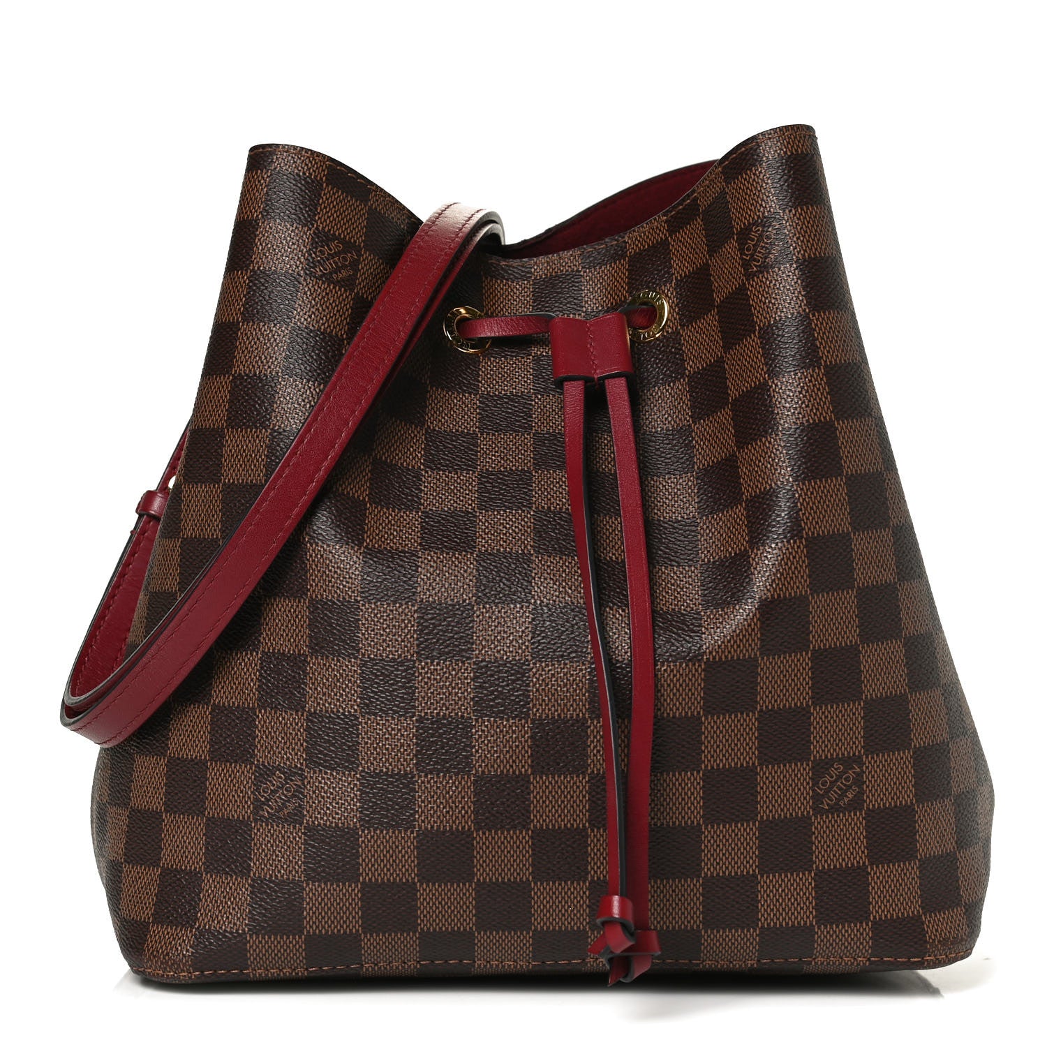 Louis Vuitton Damier Ebene Neonoe MM Cherry Berry 1 of 10