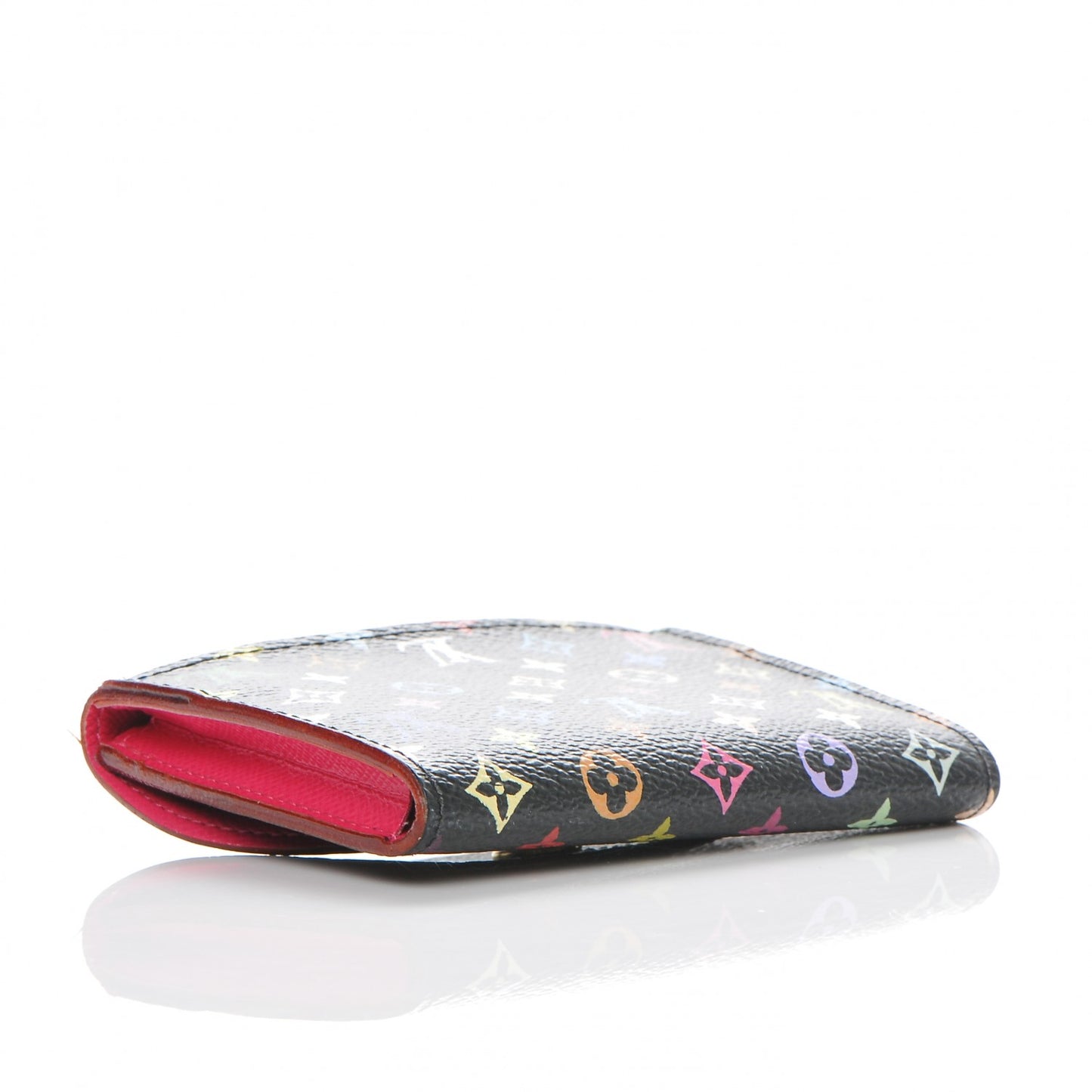 Monogram Multicolor Business Card Holder Black Grenade