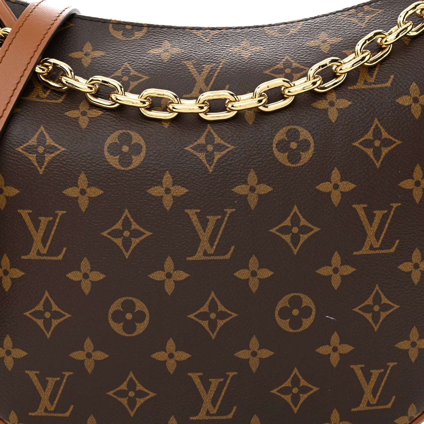 Reverse Monogram Loop Hobo