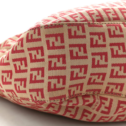 Fendi Zucchino Hobo Red 8 of 9