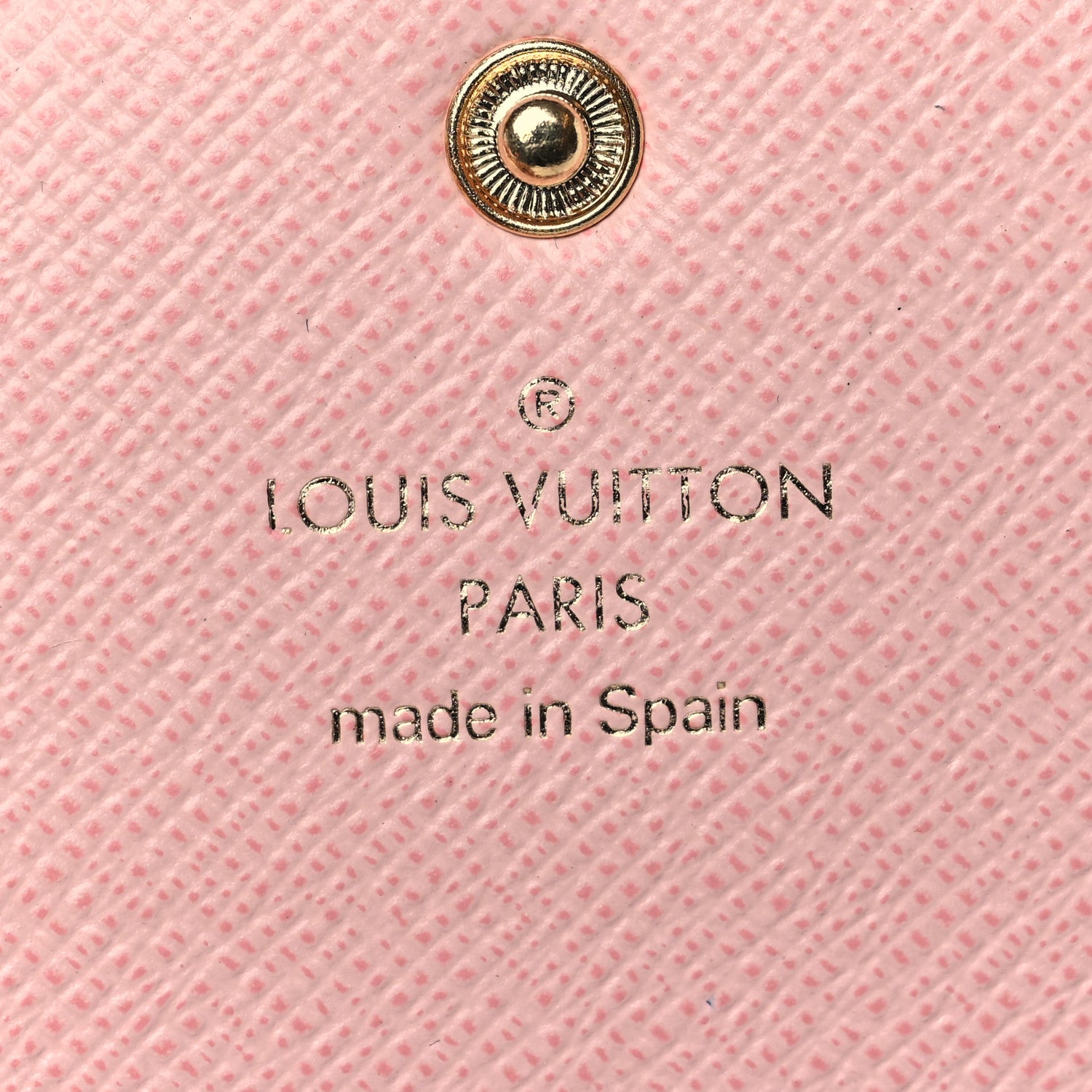 Louis Vuitton Damier Ebene Rosalie Coin Purse Rose Ballerine 6 of 6