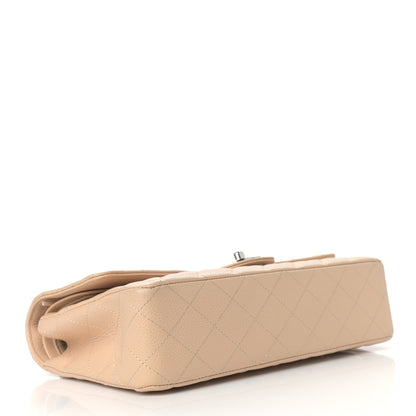 Chanel Caviar Quilted Medium Double Flap Beige 4 of 12