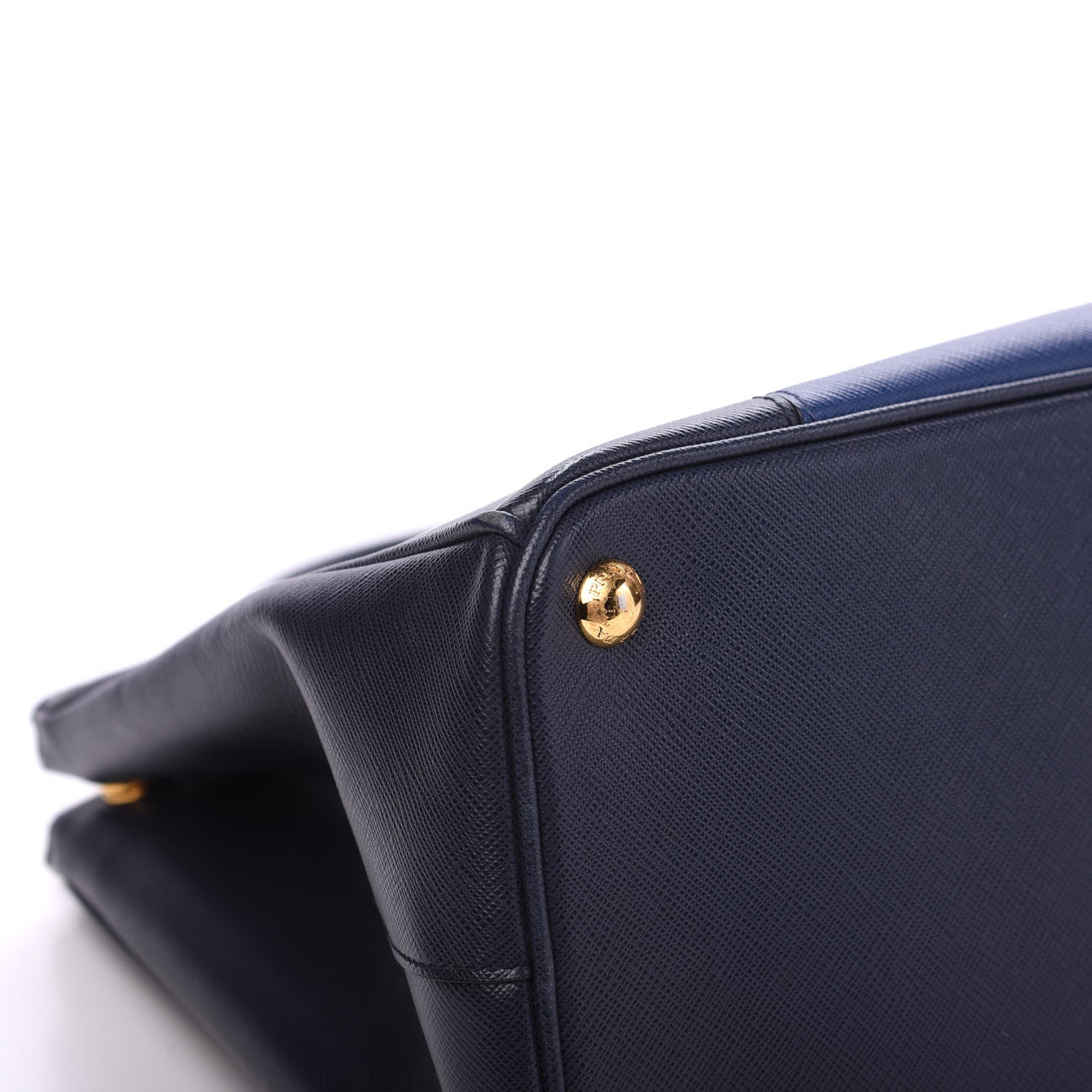 Prada Saffiano Lux Colorblock Medium Galleria Double Zip Tote Baltico Bluette 6 of 10