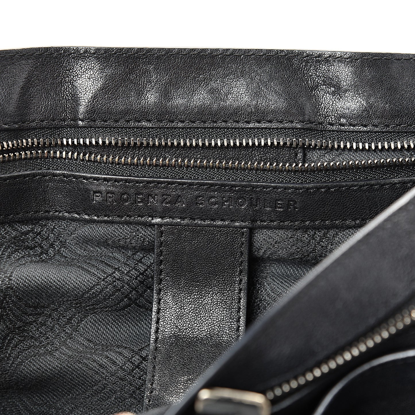 Lambskin Medium PS1 Satchel Black