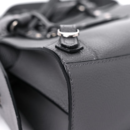 Balenciaga Grained Calfskin Neo Classic Silver Hardware Mini City Dark Grey 7 of 10