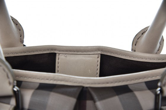 Burberry Smoked Check Small Northfield Tote Trench 13 of 16