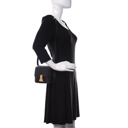 Celine Box Calfskin Small Classic Box Flap Bag Black 2 of 12