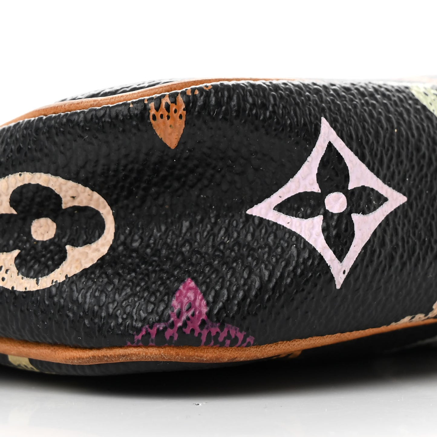 Monogram Multicolor Pochette Accessories Black