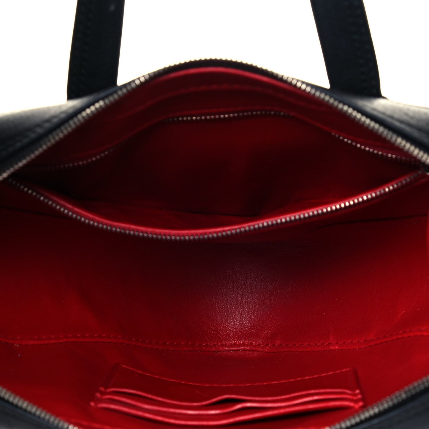 Calfskin XS Triangle Duffle Black