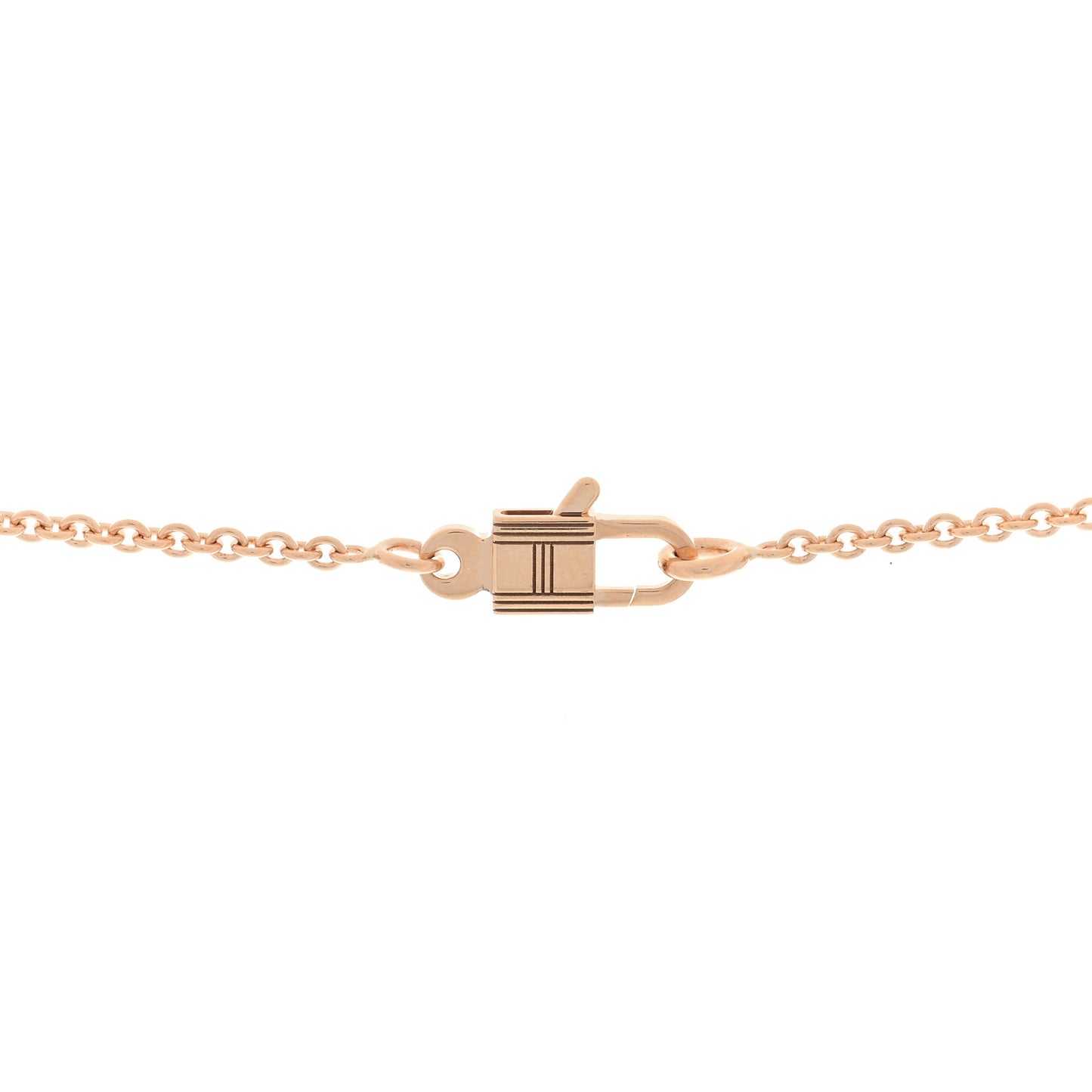 18K Rose Gold Diamond Constance Amulettes Pendant Necklace