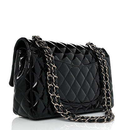 Chanel Patent Quilted Medium Double Flap Black 3 of 11