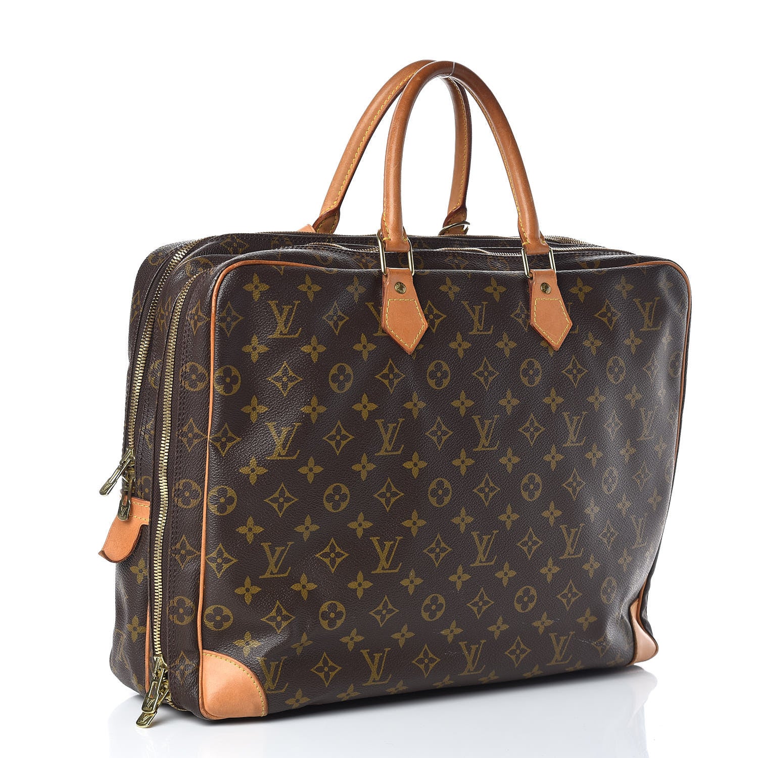 Louis Vuitton Monogram Porte-Documents Voyage Briefcase 2 Compartments 3 of 18