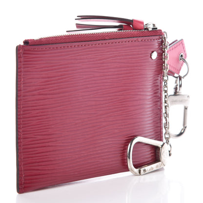 Louis Vuitton Epi Trio Card Case Wallet Rose Ballerine Rouge Fuchsia 4 of 8